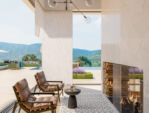 Mediterranean Villa interior and exterior design